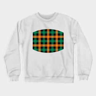 Halloween Plaid Crewneck Sweatshirt